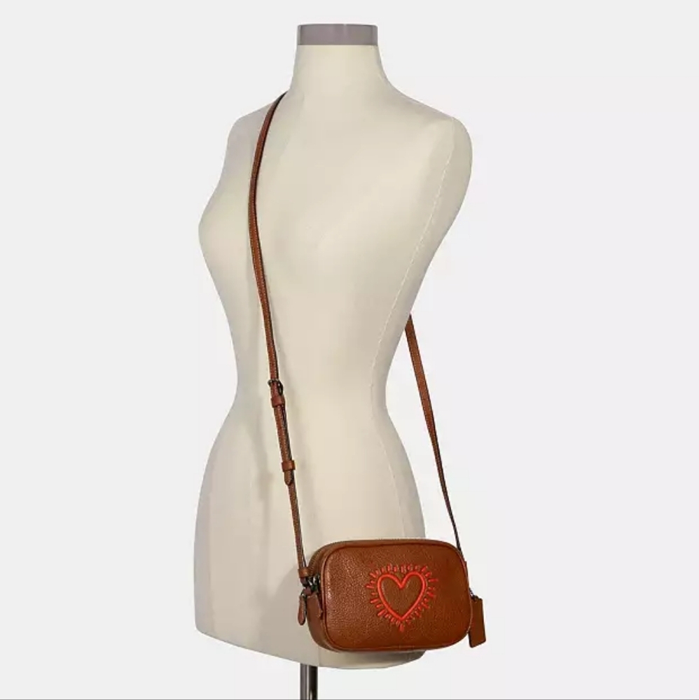 Coach X Keith Haring LOVE Collaboration Graffiti Heart Crossbody - Picture 15 of 15